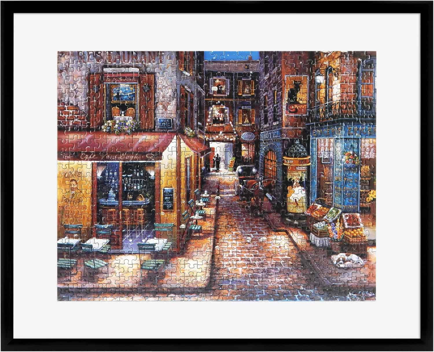 The World’s Most Elegant Black Frame for Jigsaw Puzzles The World’s Most Elegant Black Frame for Jigsaw Puzzles